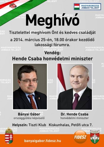 Bányai Gábor, Hende Csaba Bányai Gábor, Hende Csaba